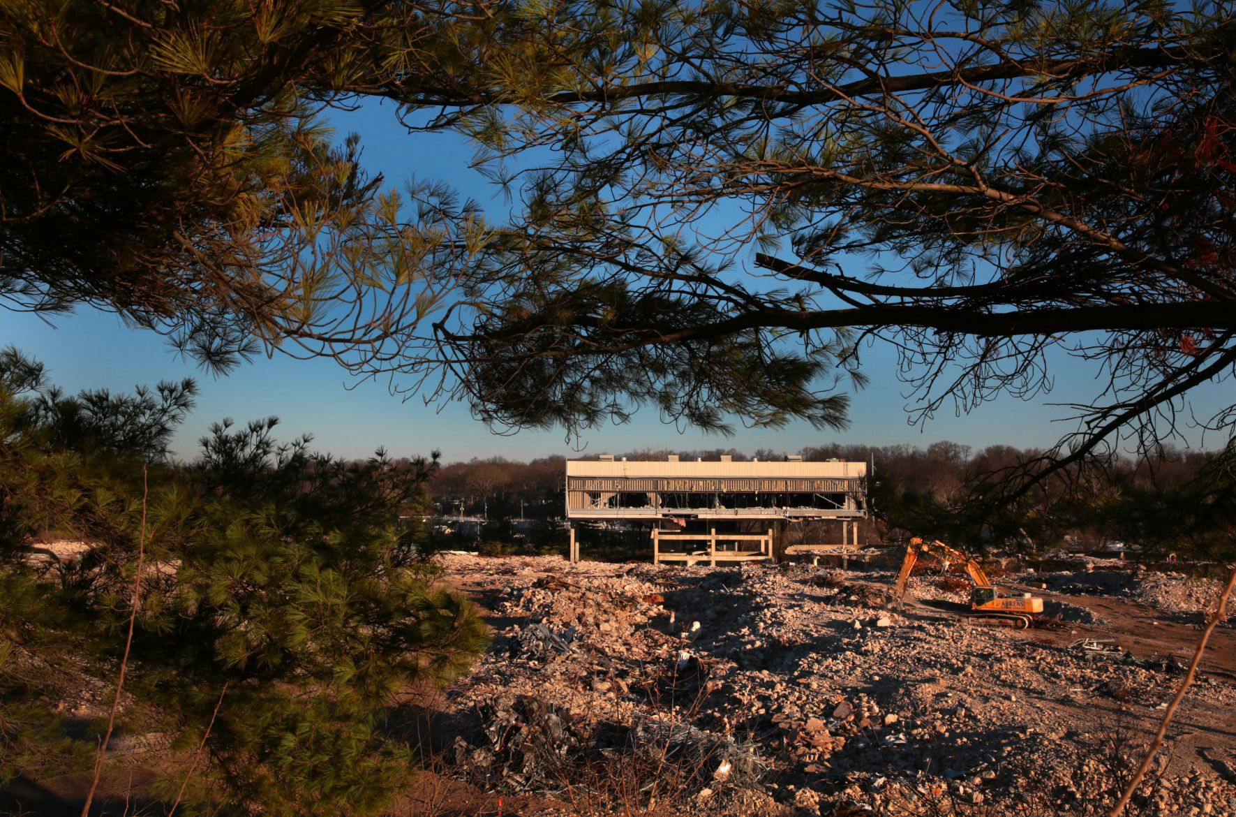Mall buildings disappearing at old Crestwood Court